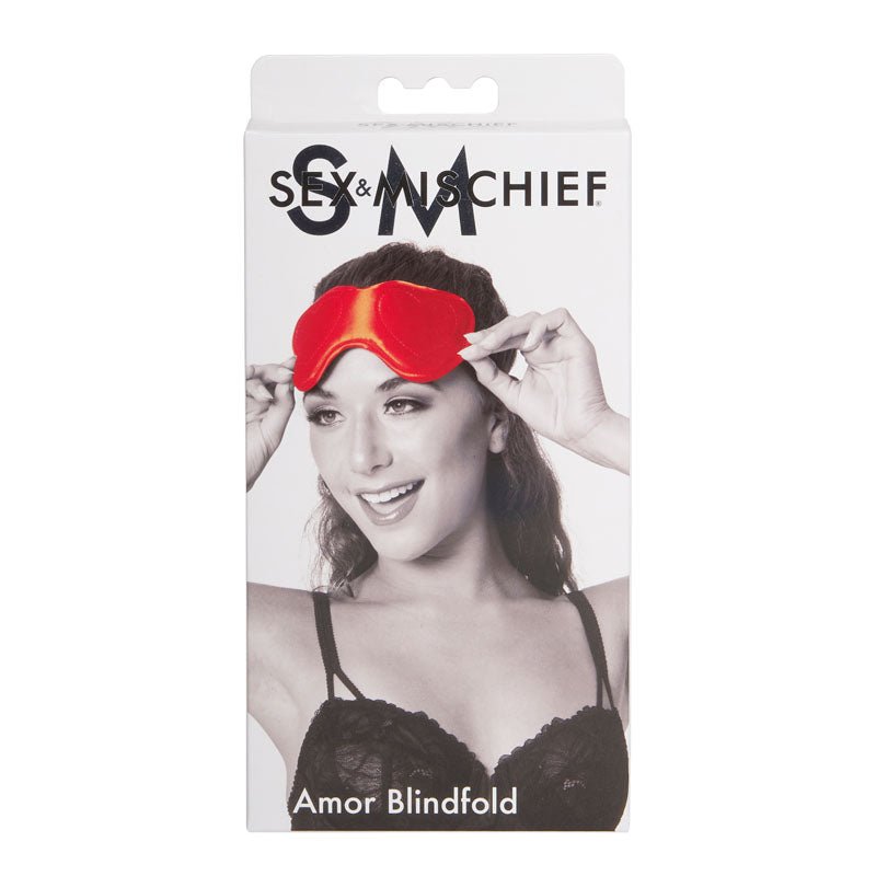 Sex & Mischief Amor Blindfold - Red