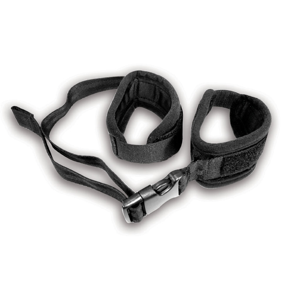 Sex & Mischief Adjustable Handcuffs - Black