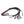 Sex & Mischief Mahogany Flogger with Wooden Handle - Black