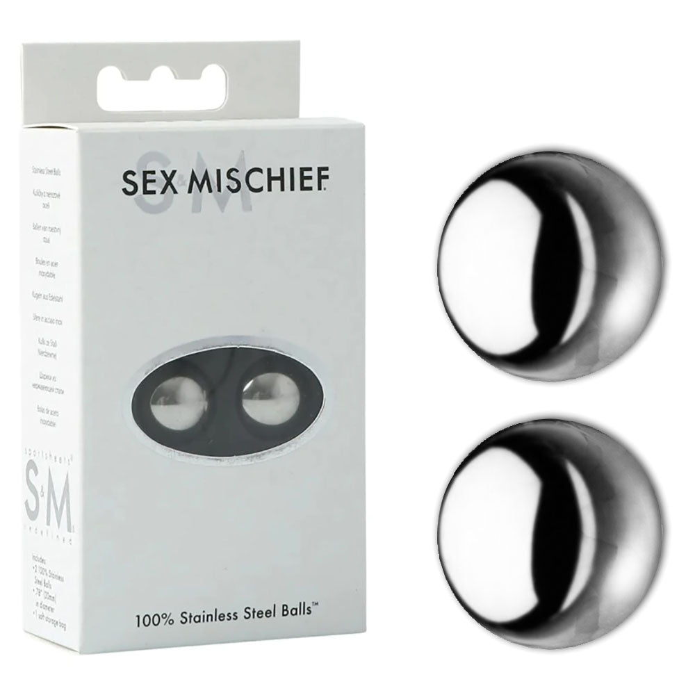 Sex & Mischief 100% Stainless Steel Ben Wa Balls