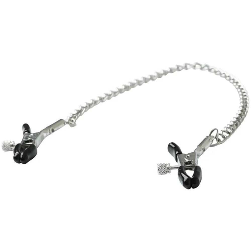 Sex & Mischief Chained Nipple Clamps with Chain