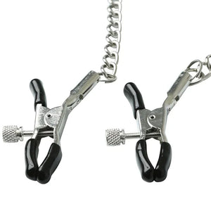 Sex & Mischief Chained Nipple Clamps with Chain