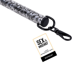 Sex & Mischief Lace Aluminium Spreader Bar

