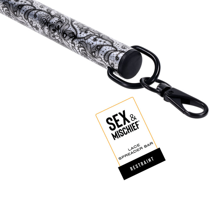Sex & Mischief Lace Aluminium Spreader Bar
