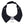 Sex & Mischief Heartbound Lace Day Collar - Black