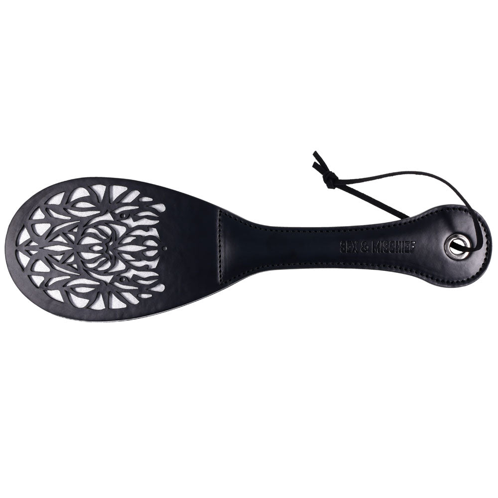 Sex & Mischief Lace Spanker - Black