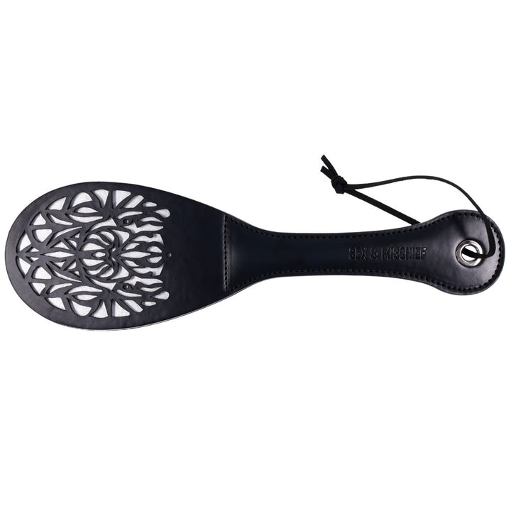 Sex & Mischief Lace Spanker - Black