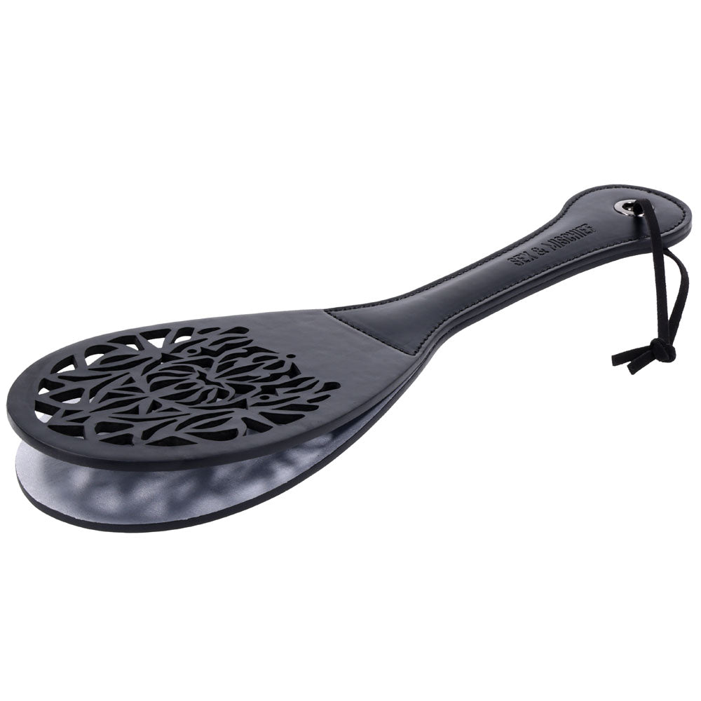 Sex & Mischief Lace Spanker - Black