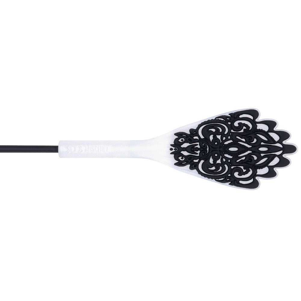 Sex & Mischief Lace Silicone Crop - Black