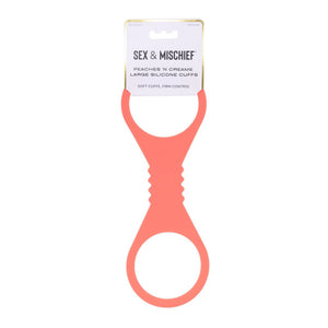 Sex & Mischief Peaches n CreaMe Large Silicone Cuffs
