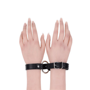 Sex & Mischief Shadow Convertible Cuffs - Black