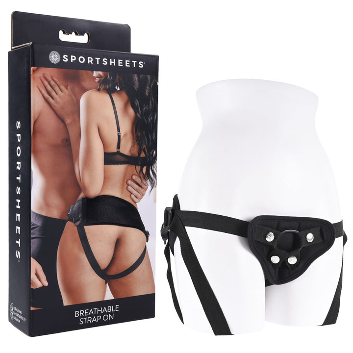 Sportsheets Breathable Strap On Harness - Black