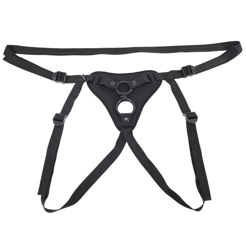 Sportsheets Dual Desires Strap On Harness - Black