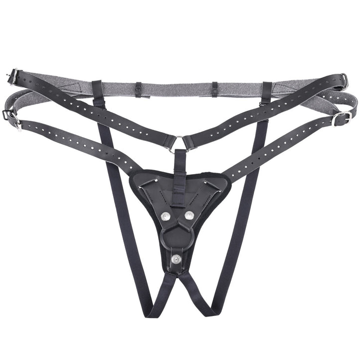 Sportsheets Aurora High Waisted Strap On Harness - Black