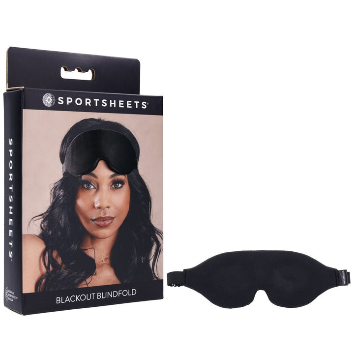 Sportsheets Blackout Blindfold - Black