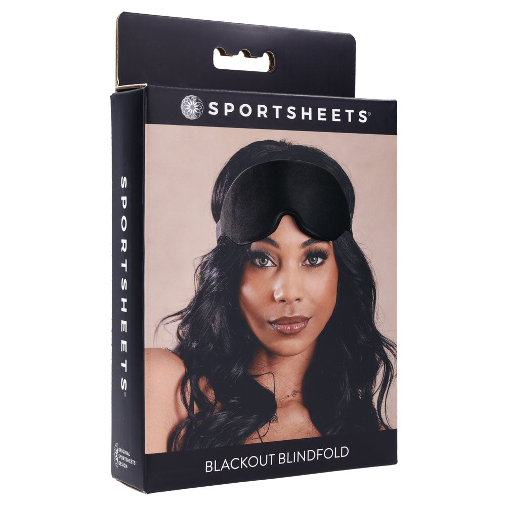Sportsheets Blackout Blindfold - Black