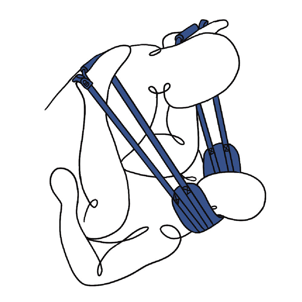 Pivot Deluxe Doggie Strap - Position Harness Strap - Black