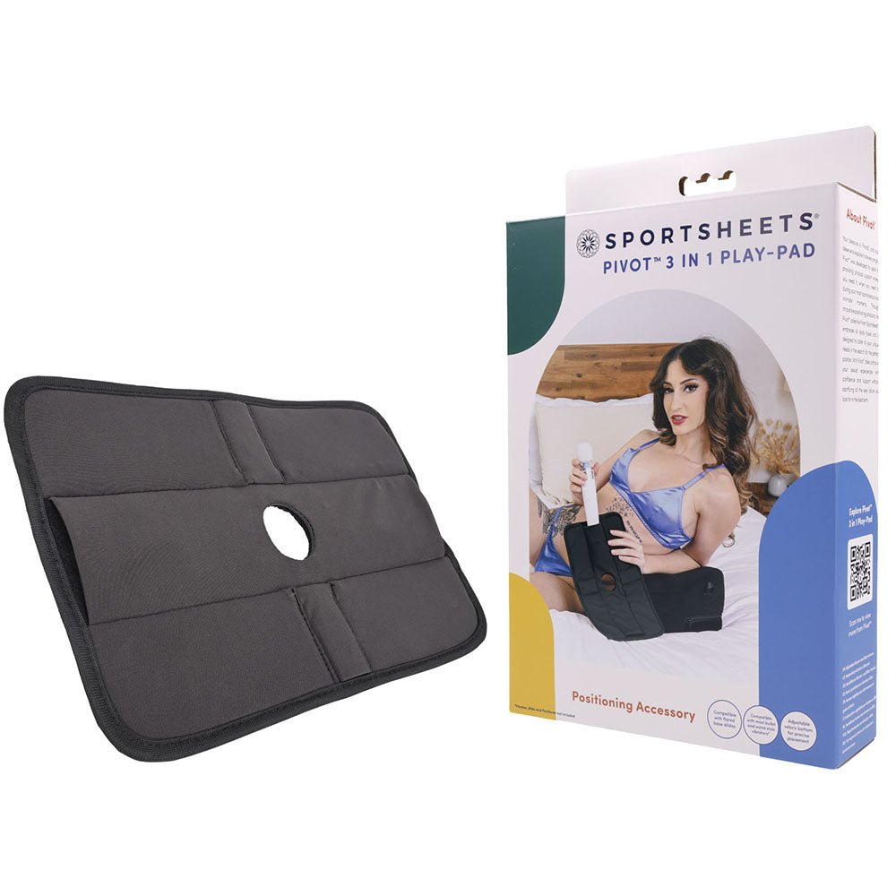 Pivot 3 in 1 Play-Pad - Vibrator Accessory Pad For Pivot Products - Black