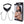 Sportsheets Velvet Noir Collar & Nipple Clamps - Black
