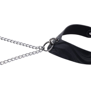 Sportsheets Velvet Noir Collar & Nipple Clamps - Black
