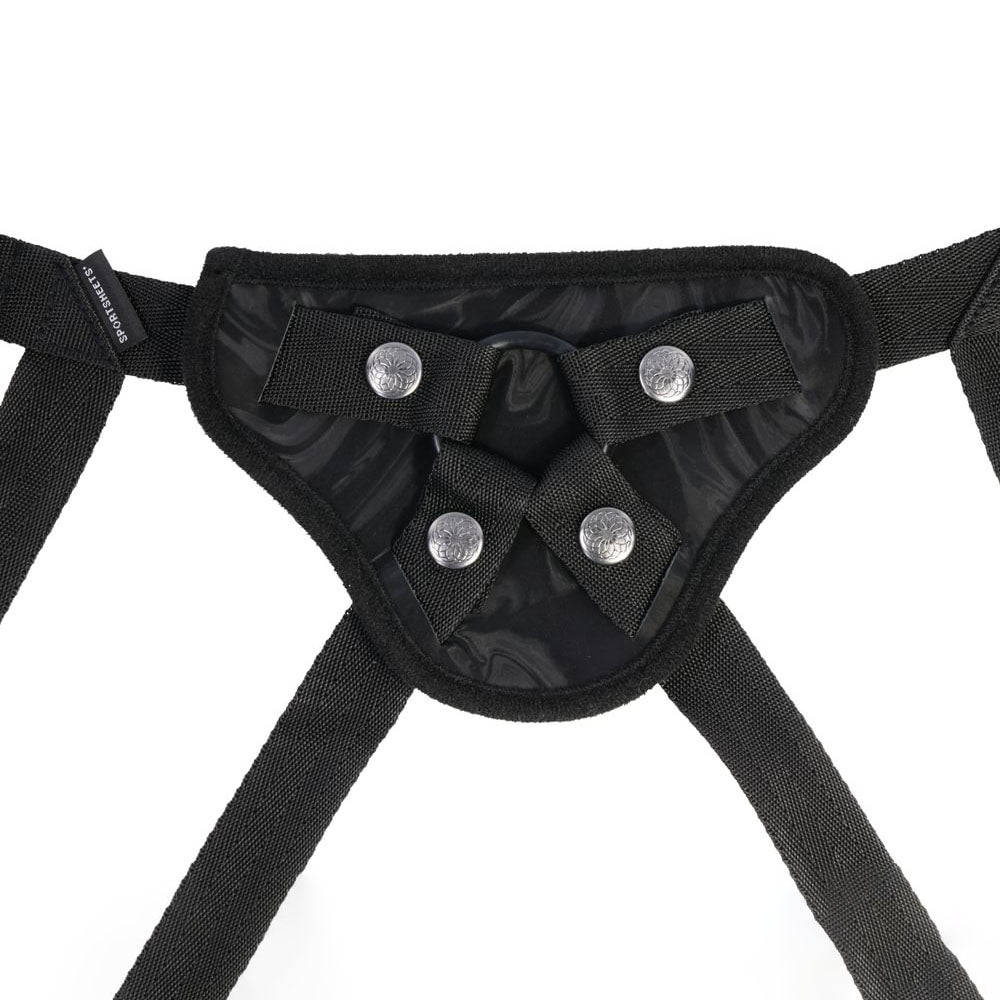 Sportsheets Velvet Noir Adulstable Strap On Harness - Black