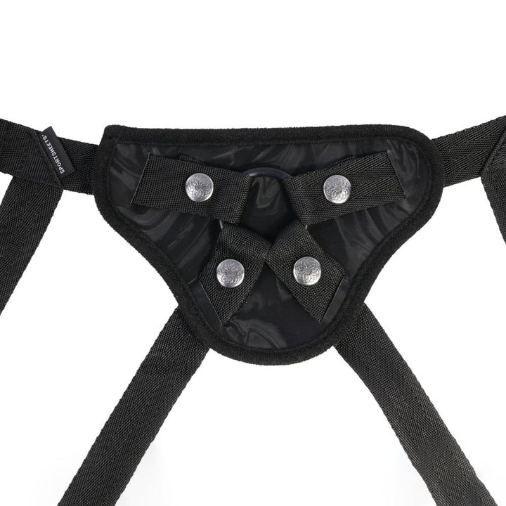 Sportsheets Velvet Noir Adulstable Strap On Harness - Black