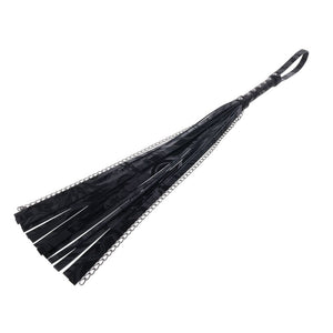 Sportsheets Velvet Noir Chain Flogger - Black