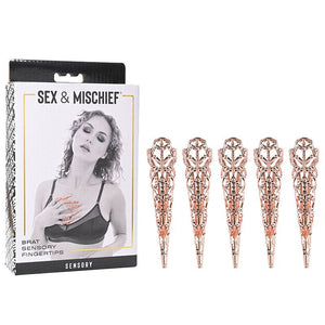 Sex & Mischief Brat Sensory Fingertips - Rose Gold