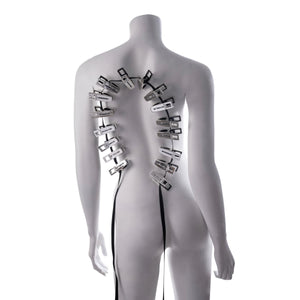 Edge Body Zipper Clothes Pins - Set of 16