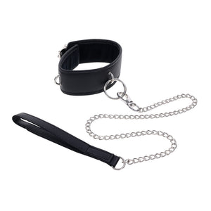 Edge Collar Neck Restraint with Heavy Duty Metal Leash