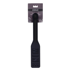 Edge Mine Silicone Spanking Paddle - Black