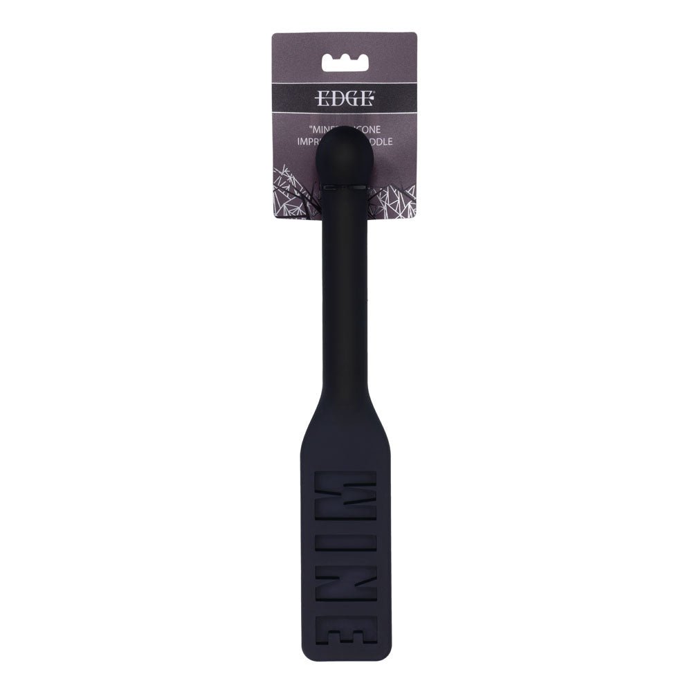 Edge Mine Silicone Spanking Paddle - Black
