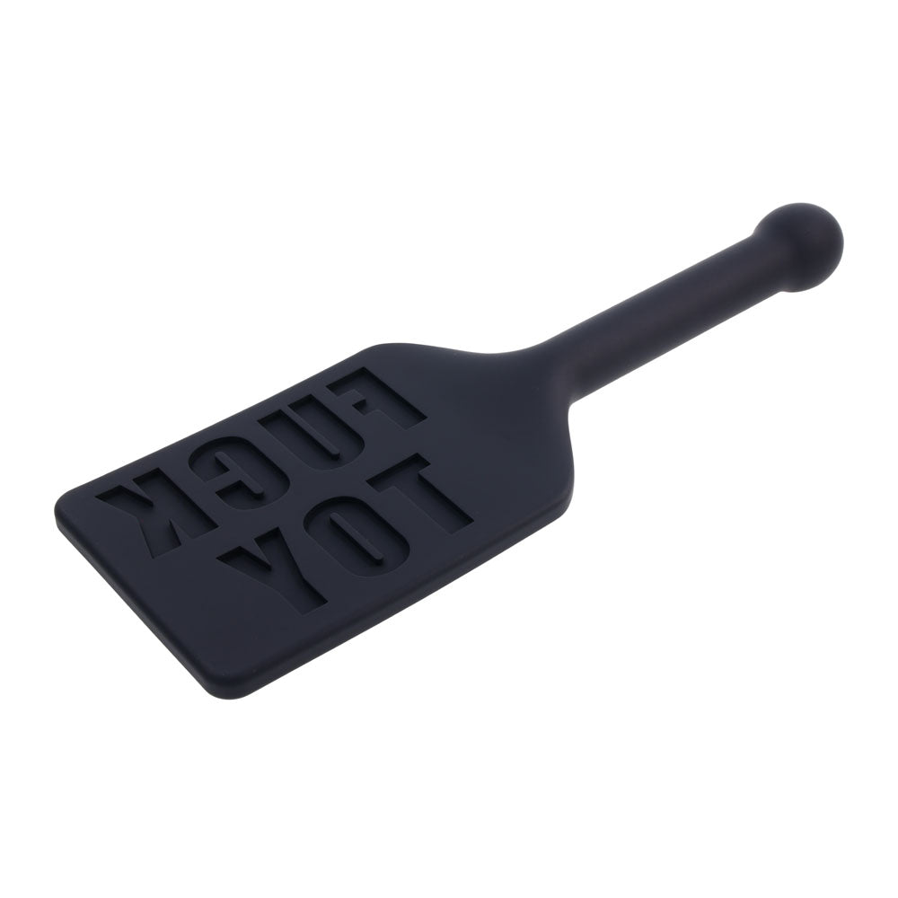 Edge Fuck Toy Silicone Spanking Paddle - Black