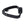 Edge Silicone Ring Gag - Black