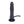 Size Up 7.5 Inch Inflatable Dildo with Balls - Black