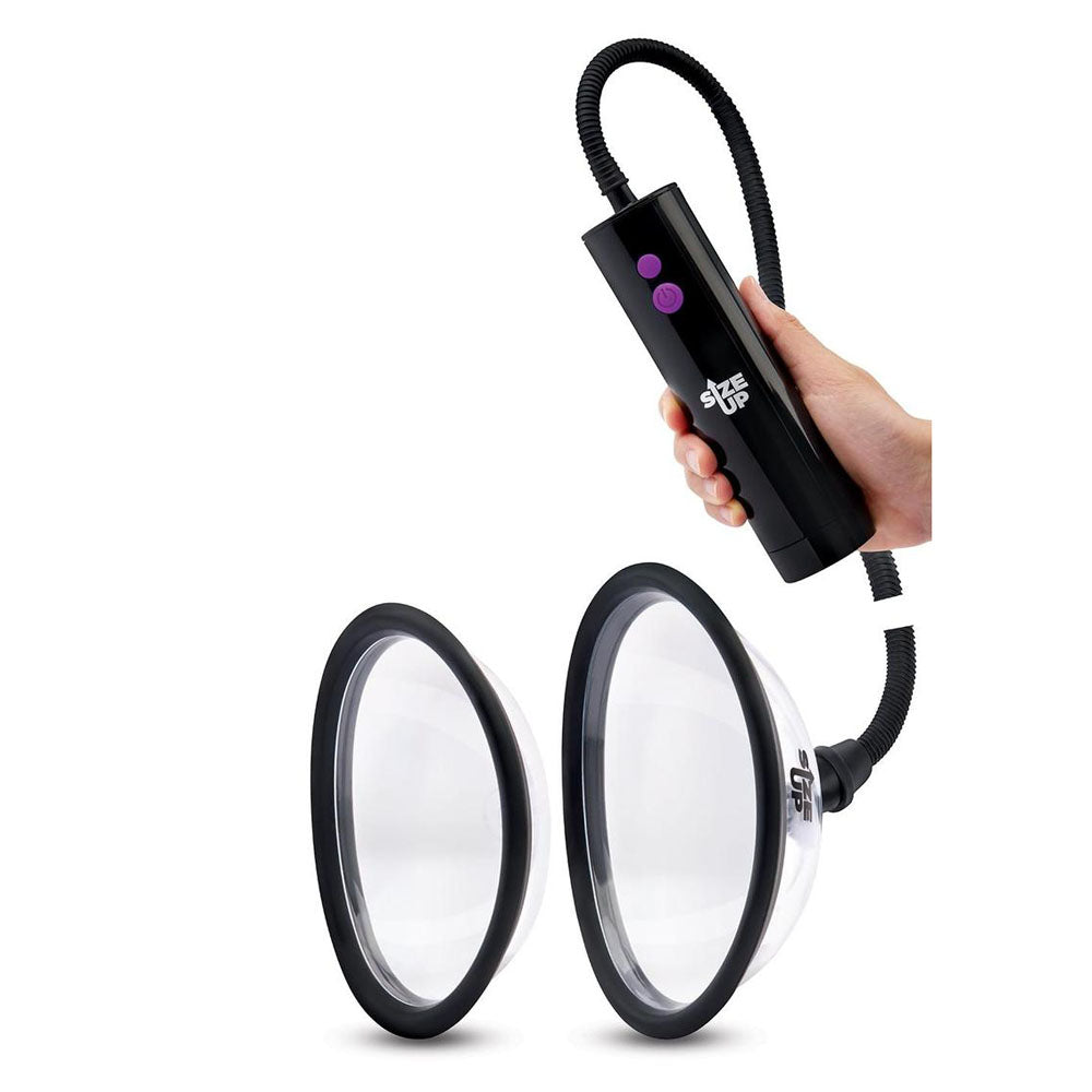Size Up Rechargeable Power Plumper Pussy Pump - Clear