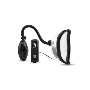 Size Up Vibrating Pussy Pump - Clear