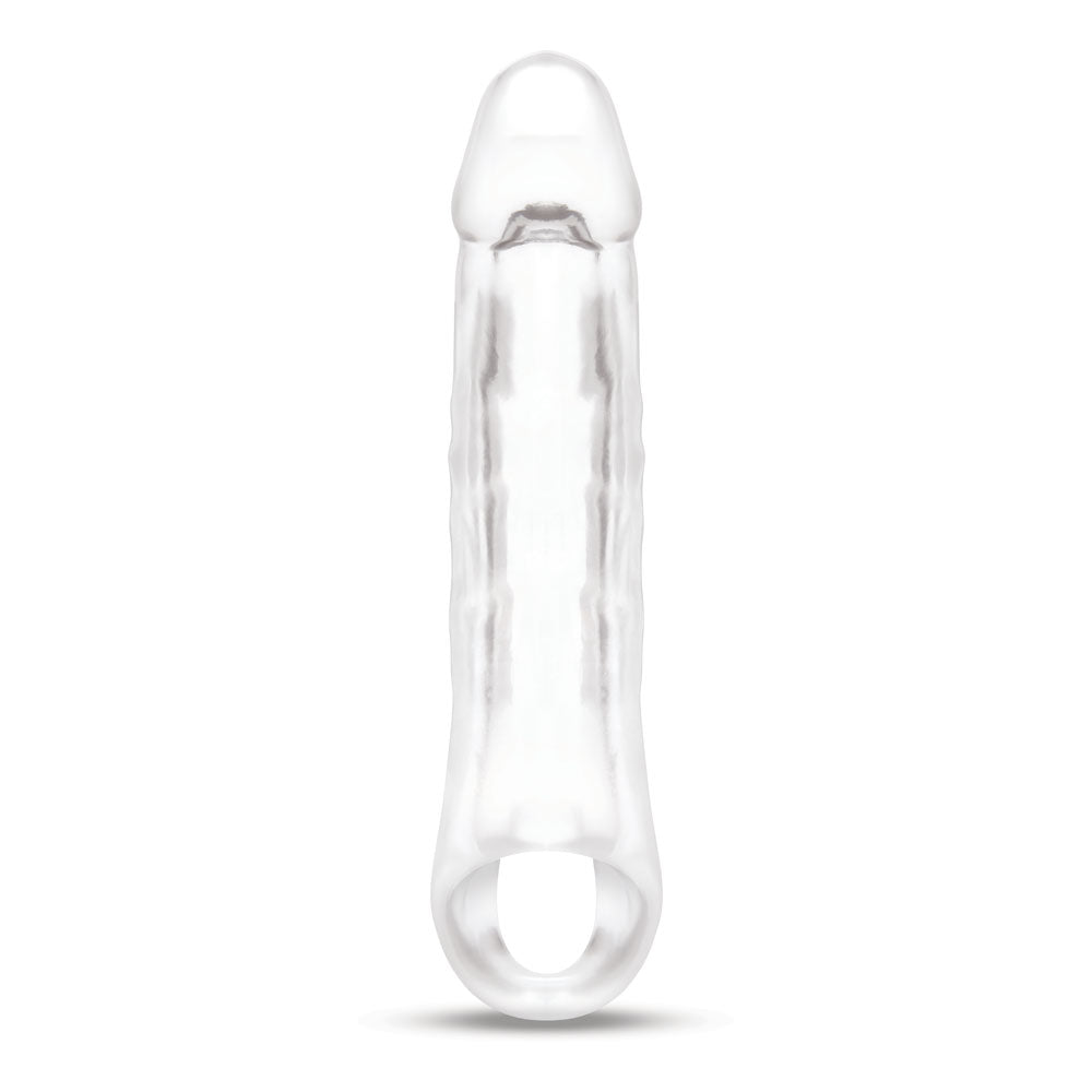 Size Up 2 Inch See-Thru Penis Extender with Ball Loop