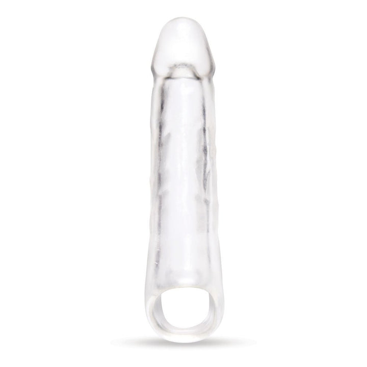 Size Up 3 Inch See-Thru Penis Extender with Ball Loop