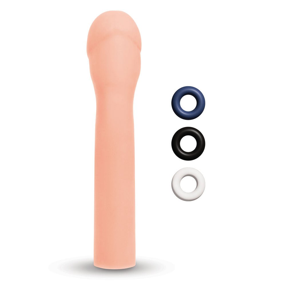 Size Up Realistic 3 Inch Penis Extender - Flesh