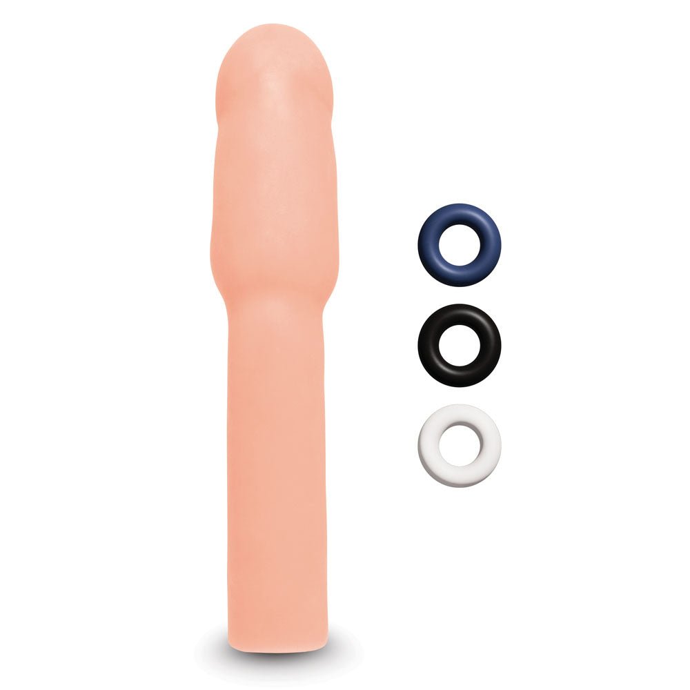 Size Up Realistic 4 Inch Penis Extender - Flesh