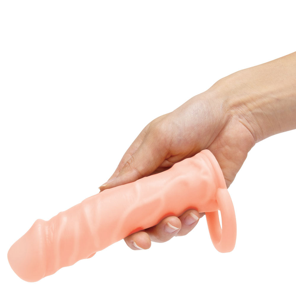 Size Up Realistic 1 Inch Penis Extender - Flesh