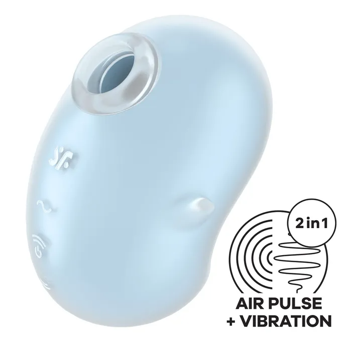 Satisfyer Cutie Ghost - Air Pulse Stimulator - Blue