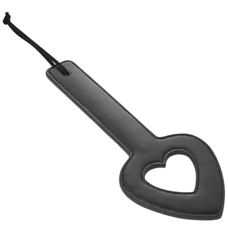 Sex & Mischief Shadow Heart Paddle - Black