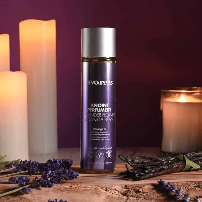 Evolved Anoint Perfumery - Lavender Flower & Vanilla Bean Massage Oil - 120ml