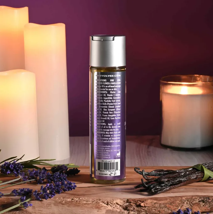 Evolved Anoint Perfumery - Lavender Flower & Vanilla Bean Massage Oil - 120ml