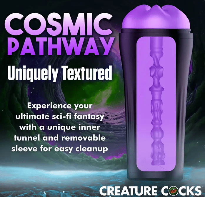 Creature Cocks Wormhole Alien Stroker - Purple