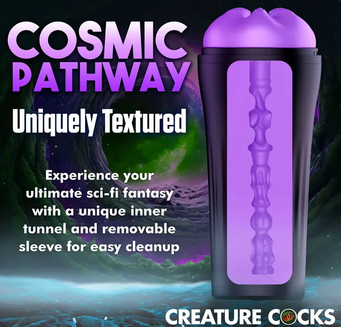 Creature Cocks Wormhole Alien Stroker - Purple