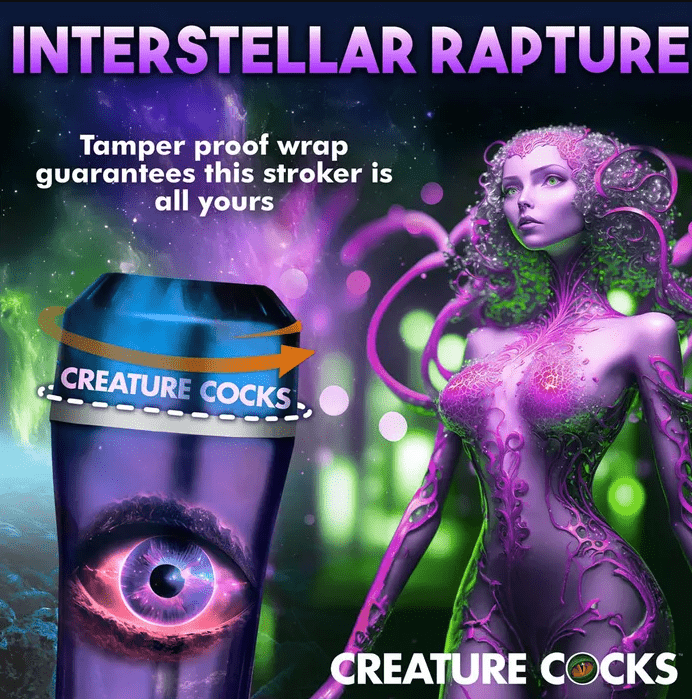 Creature Cocks Wormhole Alien Stroker - Purple