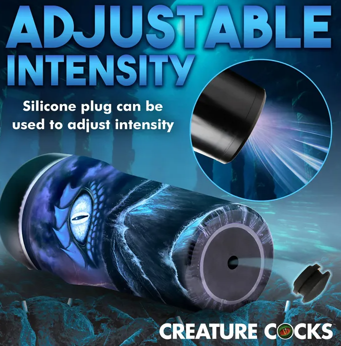 Creature Cocks Pussidon Sea Monster Stroker - Blue